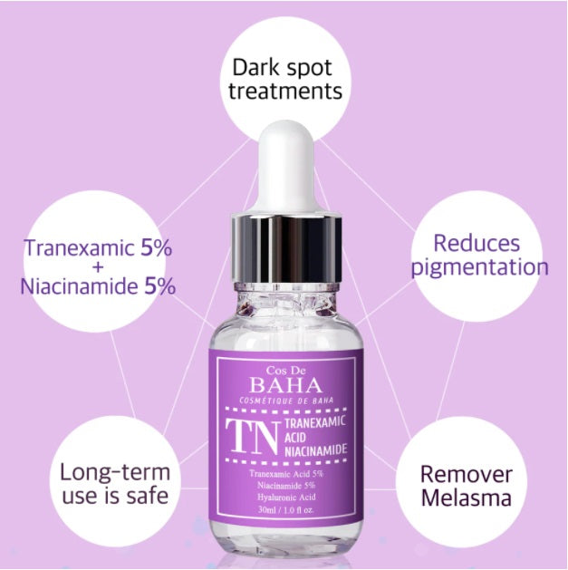 COS DE BAHA (TN) Tranexamic Acid 5% + Niacinamide 5% Serum