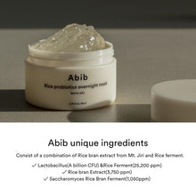 Load image into Gallery viewer, ABIB Rice Probiotics Overnight Mask Barrier Jelly