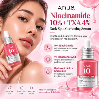 ANUA Niacinamide 10% + TXA 4% Dark Spot Correcting Serum 30ml