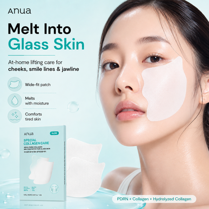 ANUA PDRN Collagen Melting Patch For Glass Skin 4ea