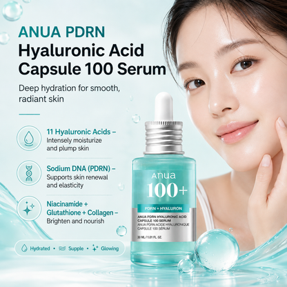 ANUA PDRN Hyaluronic Acid Capsule 100 Serum 30ml