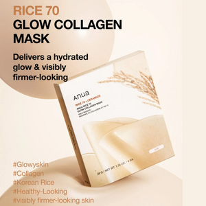 ANUA Rice 70 Glow Collagen Mask