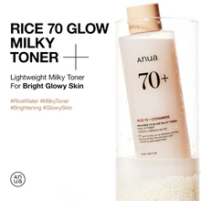 Load image into Gallery viewer, ANUA Rice 70 Glow Milky Toner 250ml