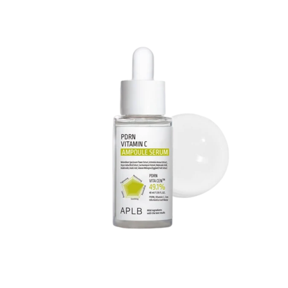 APLB PDRN Vitamin C Ampoule Serum is a brightening and revitalizing serum made to hydrate, soothe, and improve the look of dull or uneven skin. Formulated with Centella Asiatica Leaf Water, PDRN, Vitamin C, Panthenol, Allantoin, Squalane, Sodium Hyaluronate, Tea Tree Leaf Extract, Sea Buckthorn Fruit Extract, Hydrolyzed Collagen, Beta-Glucan, Rice Extract, and Eggplant Fruit Extract, it helps support a smoother, brighter, and healthier-looking complexion. The hydrating formula also helps calm the skin and s