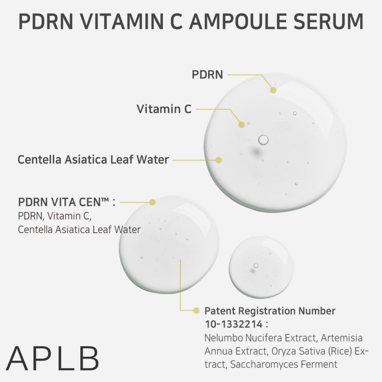 APLB PDRN Vitamin C Ampoule Serum 40ml