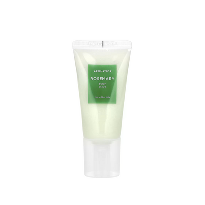 AROMATICA Rosemary Scalp Scrub is a refreshing exfoliating treatment designed to deeply cleanse and revitalize the scalp. Formulated with Sea Salt and Rosemary Leaf Extract, it effectively removes excess oil, impurities, and buildup, leaving your scalp feeling refreshed and purified. Enriched with Ginger Root Extract, Caffeine, and Salicylic Acid, this scrub helps to soothe irritation, promote healthy hair growth, and exfoliate dead skin cells. The addition of nourishing ingredients like Moringa Seed Oil an