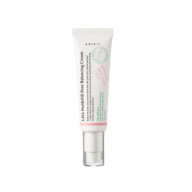 AXIS-Y LHA Peel & Fill Pore Balancing Cream is a lightweight cream designed to gently exfoliate and refine pores while providing balanced hydration. Formulated with Capryloyl Salicylic Acid (LHA), it effectively clears away dead skin cells and excess oil, helping to reduce the appearance of enlarged pores. Enriched with natural extracts like Centella Asiatica, Green Tea, and Baobab Fruit, this cream soothes and nourishes the skin, promoting a smooth, even complexion. Ideal for those looking to maintain 