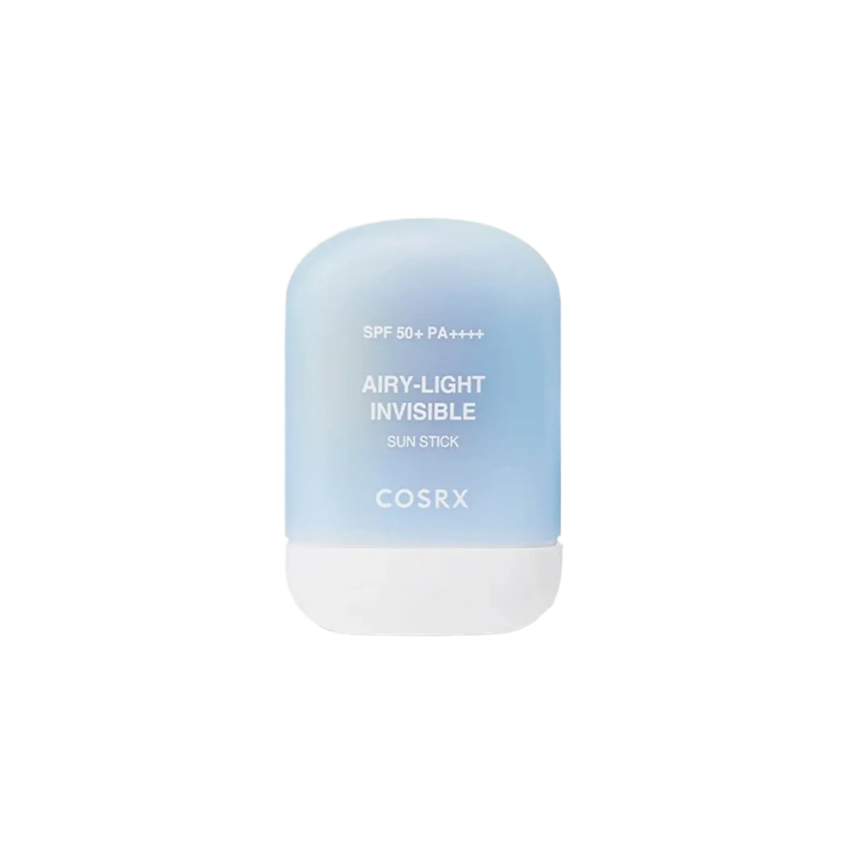 COSRX Airy-Light Invisible Sun Stick is a lightweight chemical sunscreen that provides SPF 50+ PA++++ protection with a smooth, soft matte finish. The buttery formula glides easily over the skin, helps absorb excess sebum, and leaves no white cast. Niacinamide and Zinc PCA help balance and care for oily skin, while Panthenol, Allantoin, Aloe Leaf Water, and Sodium Hyaluronate provide soothing hydration. Its convenient stick format makes it easy to apply and reapply throughout the day without a heavy or grea