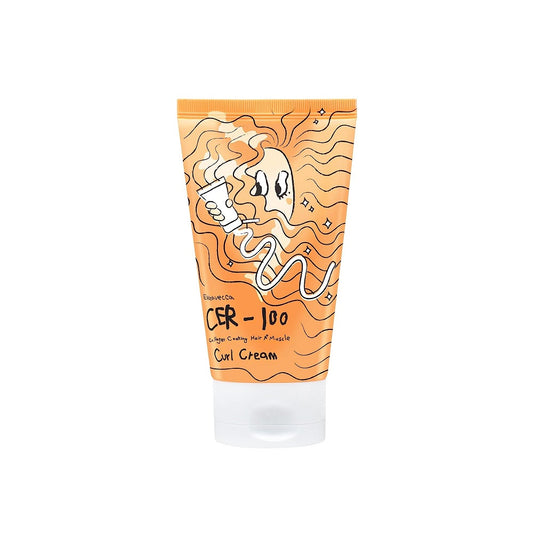 ELIZAVECCA CER-100 Collagen Coating Hair A+ Muscle Curl Cream enhances curls while providing deep nourishment and protection. Formulated with Hydrolyzed Collagen, Hydrolyzed Keratin, and a blend of natural oils like Argan Oil and Evening Primrose Oil, it strengthens hair, adds shine, and improves elasticity. Infused with botanical extracts, this lightweight cream hydrates and defines curls without weighing them down, leaving your hair soft, bouncy, and beautifully styled.