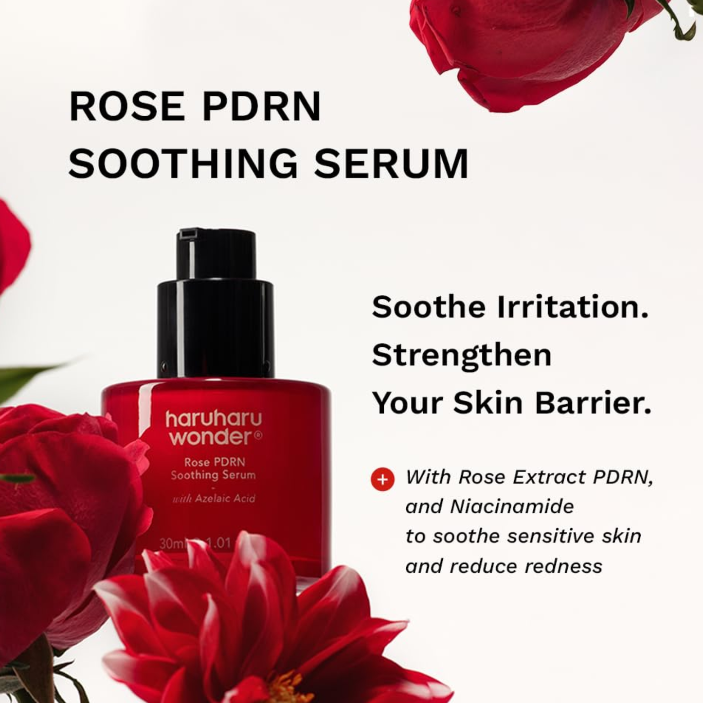 HARUHARU WONDER Rose PDRN Soothing Serum 30ml