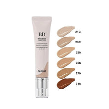 Load image into Gallery viewer, HEIMISH Moringa Ceramide BB Cream is a lightweight, hydrating BB cream that evens out skin tone and provides a natural, radiant finish. Infused with Moringa Seed Oil and Ceramide NP, it strengthens the skin barrier and locks in moisture for long-lasting hydration. Niacinamide brightens the complexion, while Hyaluronic Acid and Panthenol keep the skin plump and smooth. Enriched with botanical extracts like Peach Flower and Lavender Oil, this BB cream nourishes and soothes the skin, leaving it fresh, dewy, an