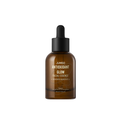 JUMISO Antioxidant Glow Facial Essence is a lightweight facial essence designed to boost radiance and support healthy-looking skin. Formulated with Niacinamide, Alpha-Arbutin, and antioxidant-rich ingredients, it helps improve skin clarity while delivering hydration and soothing care. The fast-absorbing texture leaves skin smooth, refreshed, and glowing.