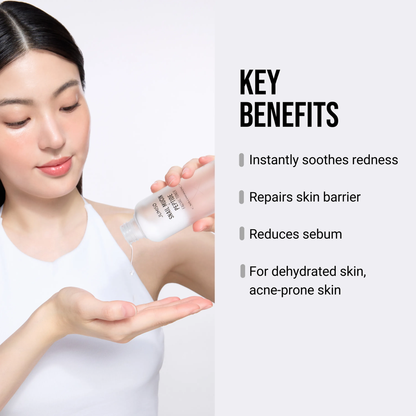 JUMISO Snail Mucin + Peptide Facial Toner 205ml