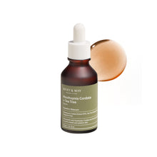 Load image into Gallery viewer, MARY &amp; MAY Houttuynia Cordata + Tea Tree Serum is a calming and clarifying formula designed for oily and acne-prone skin. Infused with Houttuynia Cordata and Tea Tree Extract, it helps soothe irritation, reduce excess oil, and support a clearer complexion. The lightweight texture absorbs quickly, leaving skin feeling fresh, balanced, and comfortably hydrated.
