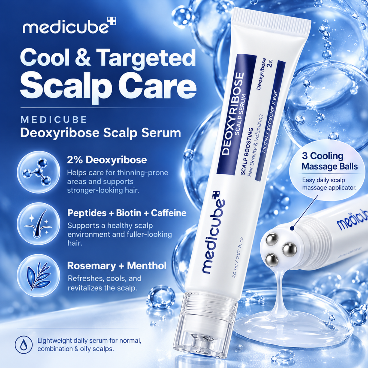 MEDICUBE Deoxyribose Scalp Serum 20ml