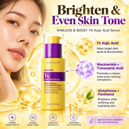 NINELESS B-Boost 1% Kojic Acid Serum
