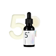 Load image into Gallery viewer, NUMBUZIN No. 5 Vitamin Concentrated Serum is a powerful brightening and nourishing serum formulated to tackle dark spots, uneven skin tone, and dullness. With key ingredients like Niacinamide, Tranexamic Acid, and Ascorbic Acid (Vitamin C), it works to reduce hyperpigmentation and boost skin radiance. The serum also includes 3-O-Ethyl Ascorbic Acid, a stable form of Vitamin C, for enhanced brightening effects. Enriched with botanical extracts like Lingonberry, Turmeric, and Tremella Mushroom, it soothes and