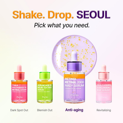 PURITO SEOUL Retinol Retinal 2000 NAD+ Serum 30ml