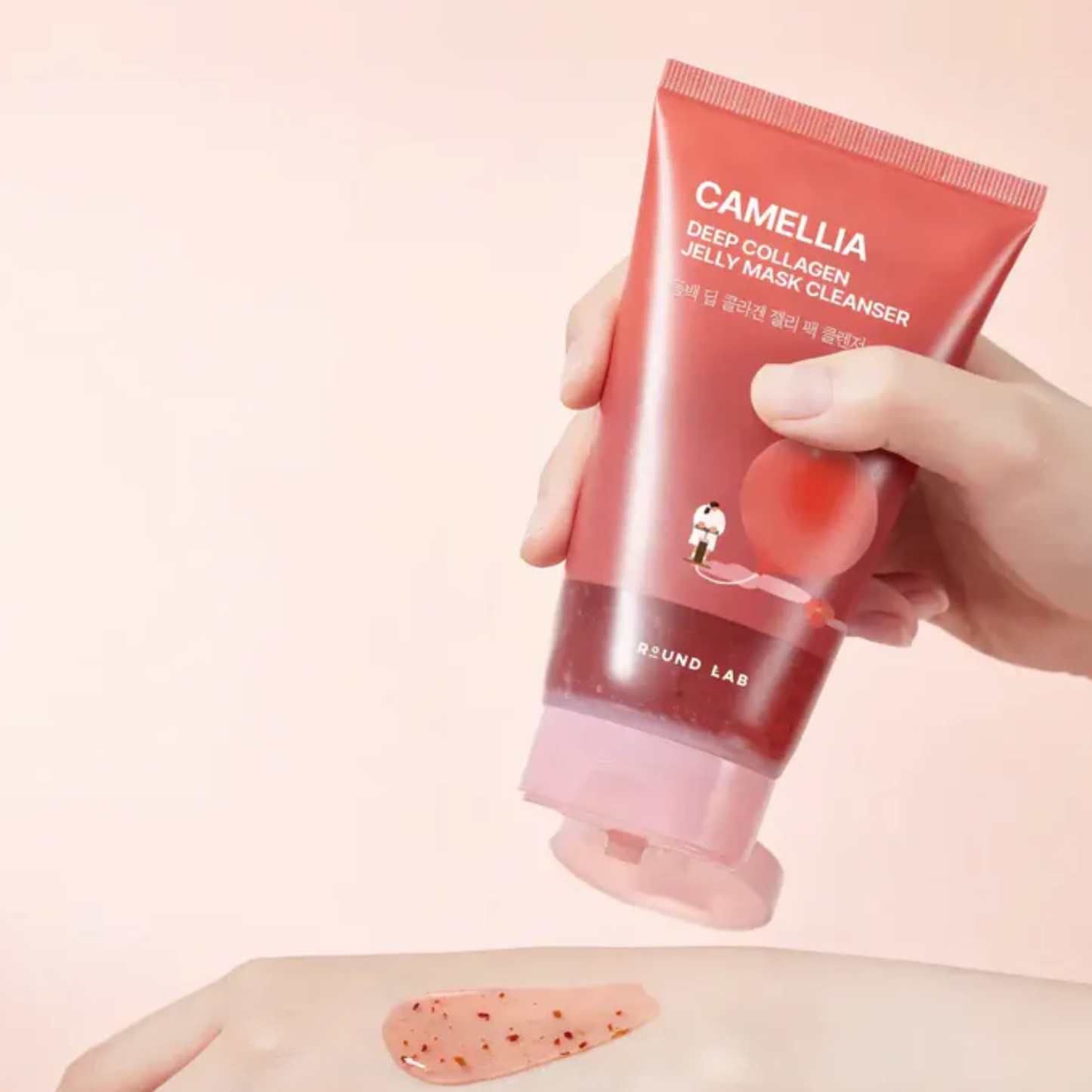 ROUND LAB Camellia Deep Collagen Jelly Mask Cleanser 150ml