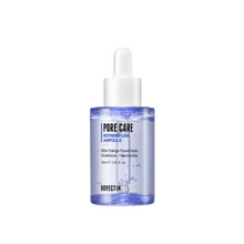 Load image into Gallery viewer, ROVECTIN Pore Care Refining LHA Ampoule is designed to refine pores and improve skin texture. Formulated with Bitter Orange Flower Water and Niacinamide, it brightens and balances sebum levels. It features multiple forms of Hyaluronic Acid for deep hydration and plumping effects, while Capryloyl Salicylic Acid exfoliates gently to reduce pore visibility. Soothing ingredients like Aloe and Panthenol calm the skin, making this ampoule ideal for achieving a smoother, clearer complexion.