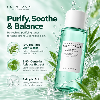 SKIN1004 Madagascar Centella Tea-Trica Purifying Toner 210ml