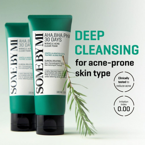 SOME BY MI AHA, BHA, PHA 30 Days Miracle Acne Clear Foam 100ml