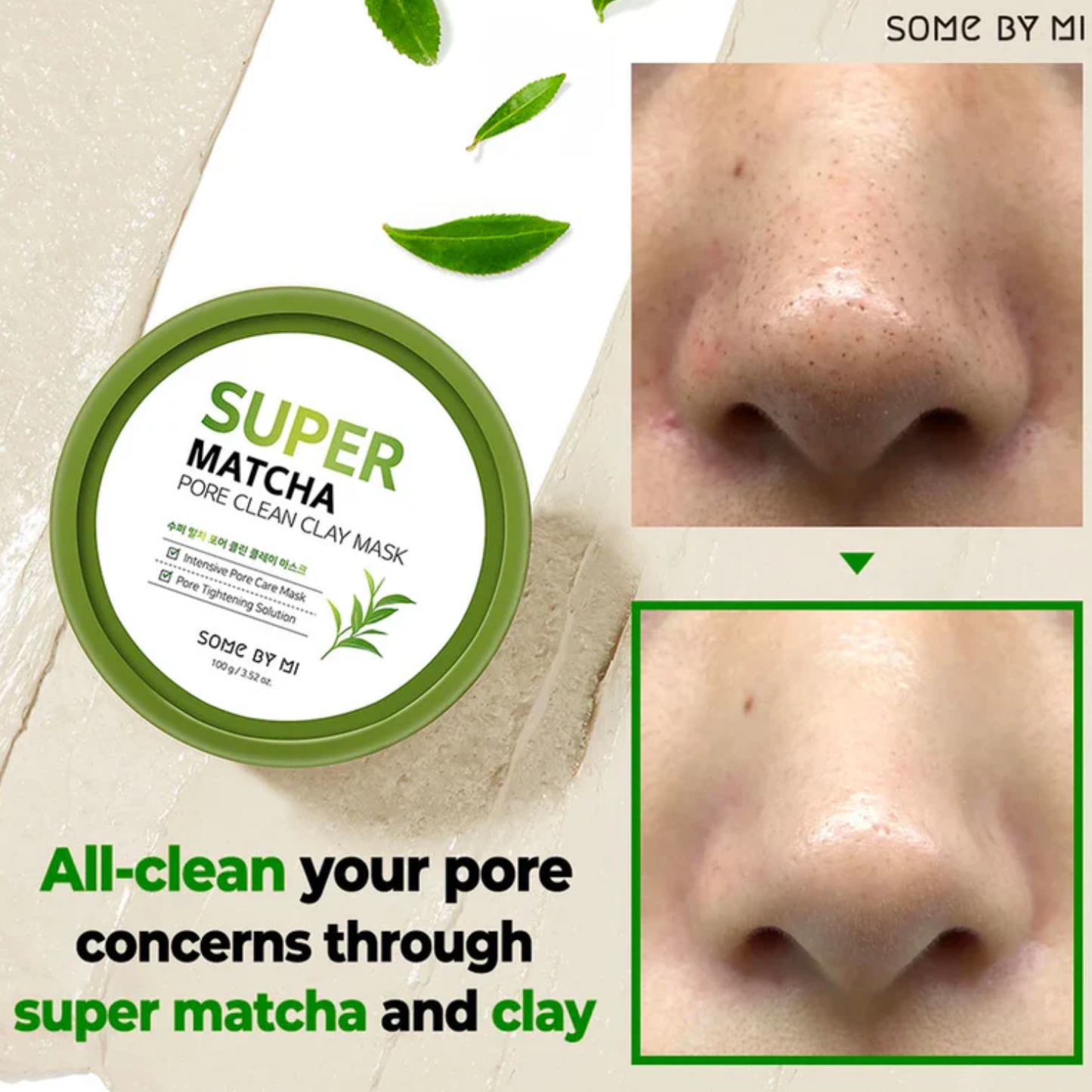 SOME BY MI Super Matcha Pore Clean Clay Mask 100g