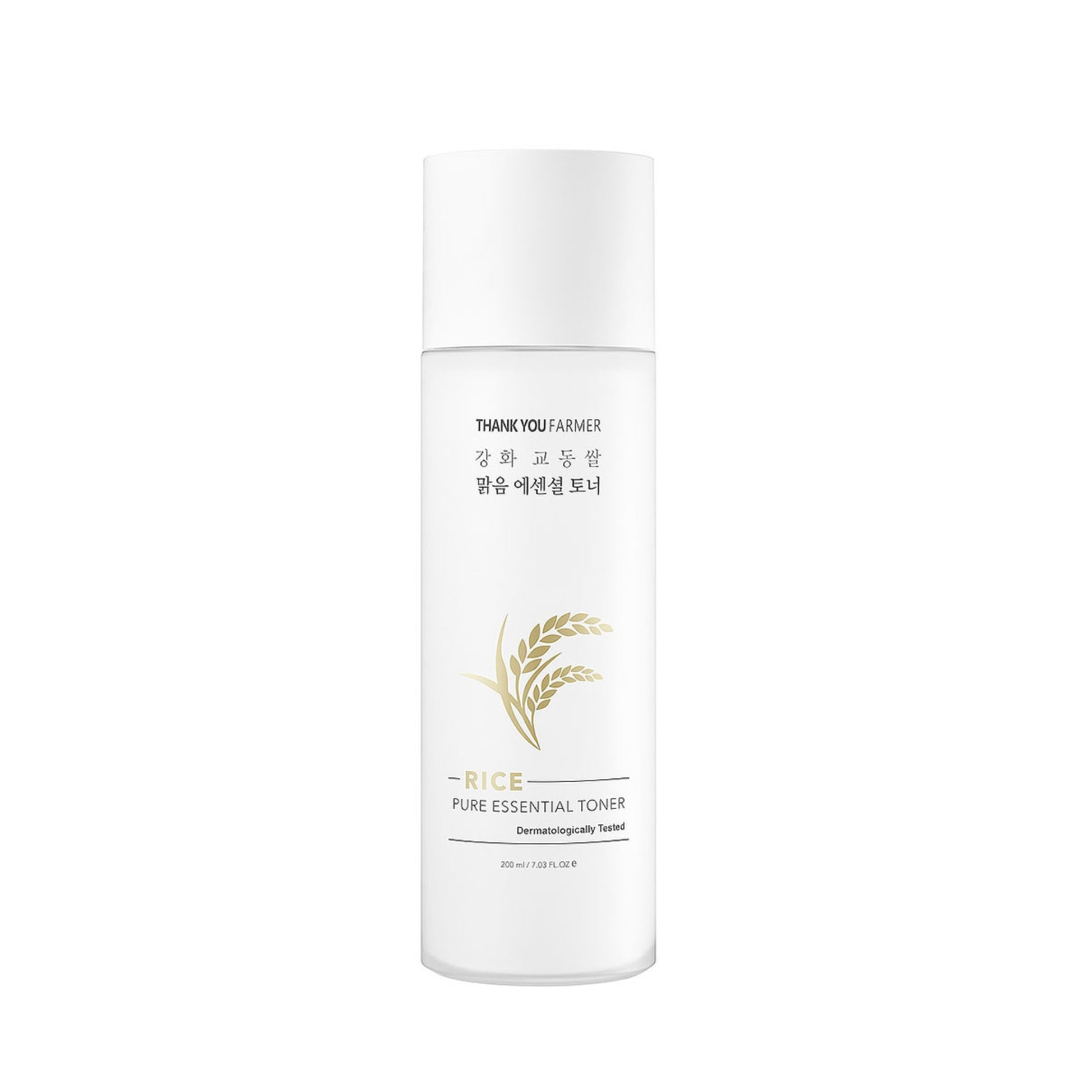 THANK YOU FARMER Rice Pure Essential Toner is a gentle, hydrating toner that helps brighten, soothe, and strengthen the skin. Formulated with Rice Extract and Niacinamide, it helps improve dullness and supports a more even-looking complexion. Centella Asiatica helps calm sensitive skin, while Ceramide NP supports the skin barrier and helps lock in moisture. Lightweight and comfortable, this toner leaves skin feeling soft, refreshed, and ready for the next steps in your skincare routine.