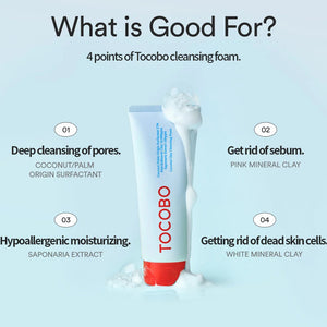 TOCOBO Coconut Clay Cleansing Foam 150ml