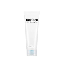 Load image into Gallery viewer, TORRIDEN DIVE-IN Low Molecular Hyaluronic Acid Cleansing Foam is a deeply hydrating and gentle cleanser designed to effectively remove impurities while maintaining moisture. Formulated with multiple types of low molecular Hyaluronic Acid, it provides long-lasting hydration and keeps the skin soft and plump. Enriched with Panthenol, Allantoin, and soothing botanical extracts like Witch Hazel and Green Tea, this cleansing foam calms and nourishes the skin. Ideal for all skin types, especially dehydrated skin,