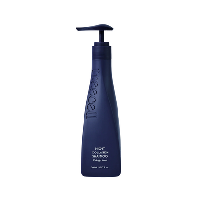 TREECELL Night Collagen Shampoo Midnight Forest is a soothing nighttime shampoo that gently cleanses while supporting scalp health and reducing hair loss. Infused with Hydrolyzed Collagen, Caffeine, and calming botanical oils, it helps strengthen hair, refresh the scalp with Menthol, and promote a healthy scalp environment. Ideal for all hair types, especially for evening use.