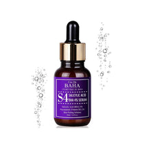 Load image into Gallery viewer, COS DE BAHA (S4) BHA Salicylic Acid 4% Exfoliant Serum is a powerful treatment designed for oily and acne-prone skin. With 4% Salicylic Acid, it deeply penetrates pores to clear excess oil, remove dead skin cells, and prevent breakouts. Niacinamide helps improve skin texture and reduce redness, while Aloe Vera Extract soothes and hydrates. Enriched with botanical extracts like Rosa Damascena and Green Tea, this serum promotes a clearer, smoother, and more balanced complexion with consistent use.