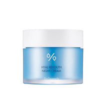 Load image into Gallery viewer, DR.CEURACLE Hyal Reyouth Night Cream is a deeply hydrating night cream designed to rejuvenate and nourish your skin while you sleep. Formulated with multiple forms of Hyaluronic Acid, this cream provides intense moisture, helping to plump and smooth the skin. Infused with Niacinamide, Panthenol, and a blend of botanical extracts like Macadamia Seed Oil and Panax Ginseng Root Extract, it works to improve skin texture, brighten the complexion, and reduce signs of aging. Ideal for all skin types, this night cr