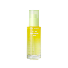 Load image into Gallery viewer, GOODAL Green Tangerine Vita C Dark Spot Care Serum is a brightening serum designed to target dark spots and uneven skin tone. Enriched with Citrus Tangerina (Tangerine) Extract and Niacinamide, it helps to brighten and revitalize the complexion. The addition of Arbutin and Sodium Hyaluronate improves skin texture and provides hydration, while Turmeric Root Extract soothes and nourishes the skin with its anti-inflammatory properties. Infused with natural extracts like Centella Asiatica, Camellia Sinensis (Gr