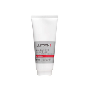 ILLIYOON Ultra Repair Intensive Care Cream is a rich, nourishing cream designed to hydrate and repair the skin barrier deeply. Formulated with Butyrospermum Parkii (Shea) Butter and Panax Ginseng Root Water, it provides intense moisture and revitalizes the skin. Panthenol and Madecassoside help soothe irritation, while Vitamin E and Jojoba Seed Oil support skin barrier recovery. Ideal for dry, sensitive skin, this cream offers long-lasting hydration and helps restore smoothness and softness to the skin.