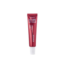 Load image into Gallery viewer, JUMISO AC Cure No Pain No Gain Spot Cream is a powerful targeted treatment that not only soothes but also actively treats blemishes. Infused with Salicylic Acid, it effectively exfoliates the skin, unclogs pores, and reduces the appearance of blemishes. Niacinamide and Tea Tree Leaf Oil work together to calm inflammation and minimize redness, while nourishing oils like Macadamia Seed Oil and Meadowfoam Seed Oil keep the skin hydrated. With the added benefits of Centella Asiatica Extract and Aloe Vera for so