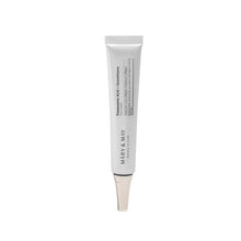 Load image into Gallery viewer, MARY &amp; MAY Tranexamic Acid + Glutathione Eye Cream is a brightening and hydrating eye treatment designed to reduce dark circles and even out skin tone. Formulated with powerful ingredients like Tranexamic Acid and Glutathione, it targets pigmentation and dark spots around the eyes. Niacinamide and Ascorbic Acid enhance brightness, while Hyaluronic Acid and Panthenol provide deep moisture. This lightweight cream also helps smooth fine lines, leaving the eye area refreshed and radiant. Ideal for nourishing an