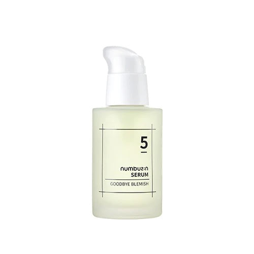 NUMBUZIN No.5 Goodbye Blemish Serum is a lightweight brightening serum designed to improve uneven skin tone and reduce the appearance of dark spots. Formulated with Niacinamide and multiple forms of Vitamin C, it helps enhance radiance while promoting a clearer-looking complexion. Soothing ingredients like Centella Asiatica Extract and Panthenol support the skin barrier, leaving skin calm, smooth, and refreshed with daily use.