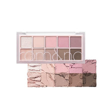 Load image into Gallery viewer, ROMAND Better Than Palette #06 Peony Nude Garden offers a dreamy collection of soft, romantic shades inspired by peony blossoms. With a mix of matte, shimmer, and glitter finishes, this versatile palette is perfect for creating natural, everyday looks or elegant, bold eye makeup. Its silky-smooth texture ensures effortless blending and long-lasting wear, while the lightweight formula adds a delicate touch to your eyes. A must-have for those seeking timeless, feminine beauty.