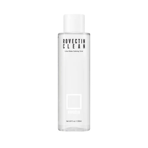 ROVECTIN Lotus Water Calming Toner is a gentle, hydrating toner that features Lotus Flower Water (392,000ppm) to soothe and refresh the skin. Enriched with Hyaluronic Acid in various forms, it provides deep hydration, while Xylitol and Allantoin help calm and nourish. This lightweight toner balances the skin’s moisture levels, leaving it feeling smooth and revitalized. Ideal for sensitive and dry skin.