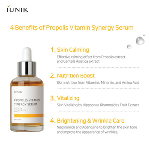 Sample of IUNIK Propolis Vitamin Synergy Serum